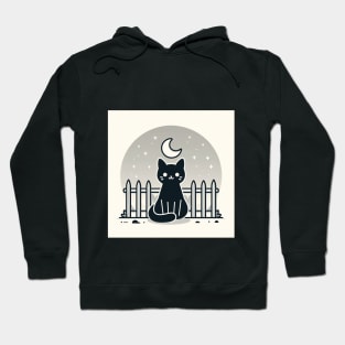 BLACK CAT MOON Hoodie